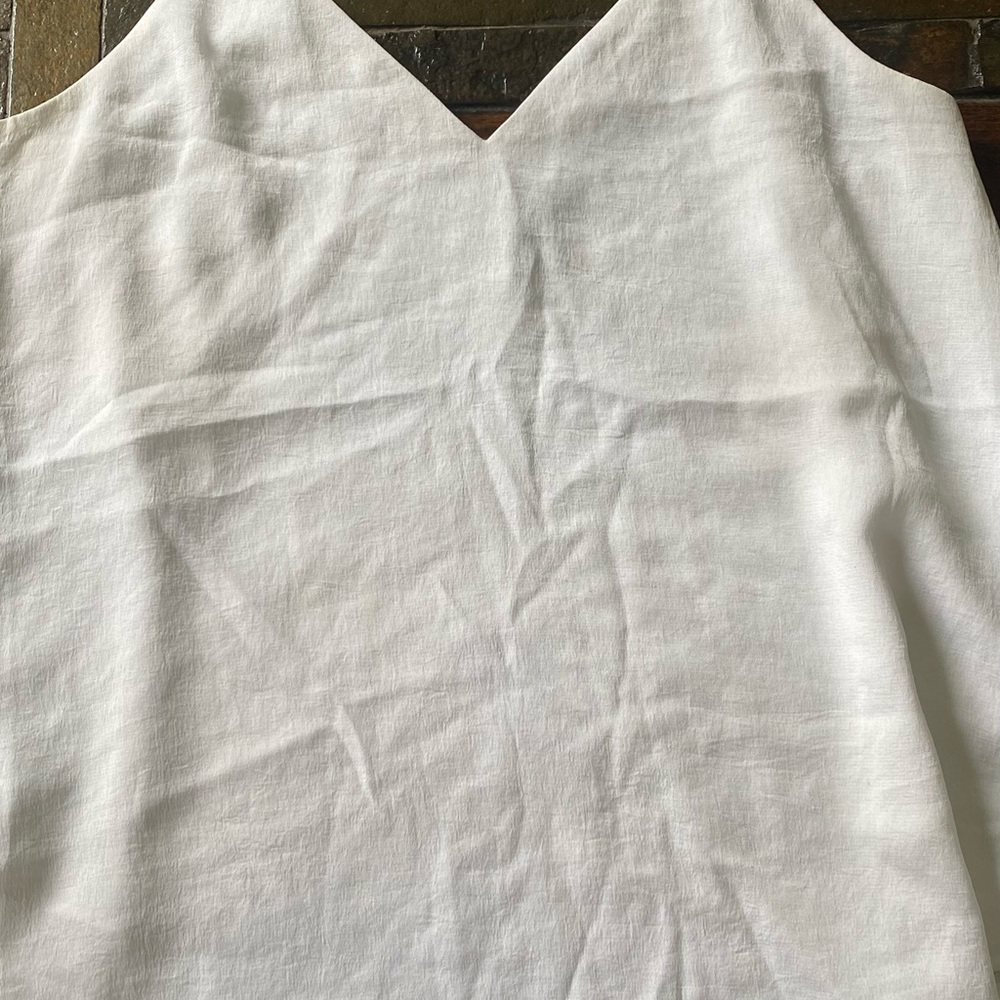 Express White Sleeveless Top